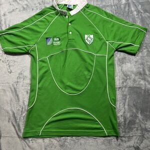 IRELAND RUGBY JERSEY VINTAGE 2007 WORLD CUP IRFU SHIRT Medium CANTERBURY Large
